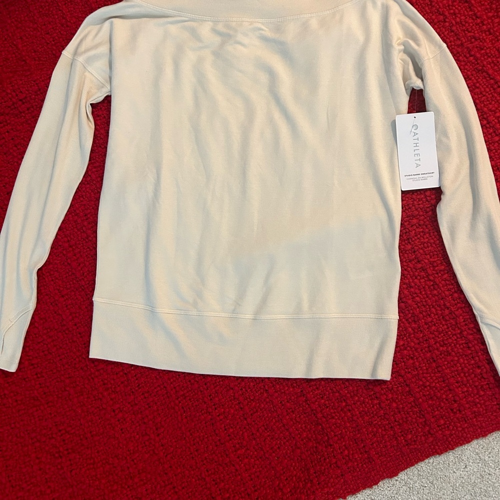 ATHLETA Studio Barre Sweatshirt NWT
